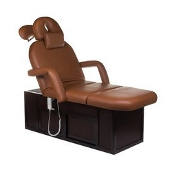 BEAUTY SYSTEM Elektryczna leżanka SPA & Wellness BCH-2009 brąz